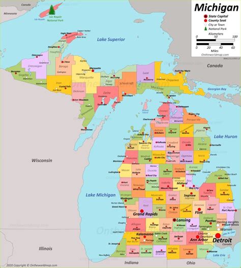 list of municipalities in michigan